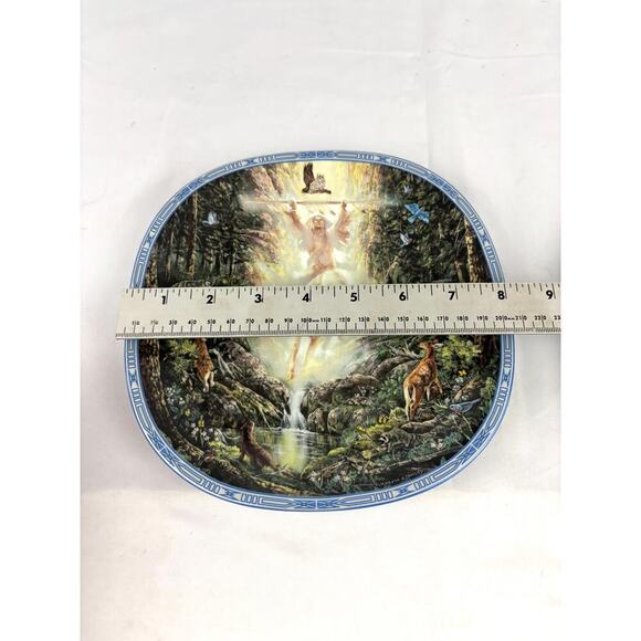 VTG Lot of 2 Decorative Collectors Plates Visions of the Sacred 1990s Limited - Picture 6 of 16